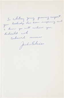 1964 Jackie Robinson Signed "Baseball Has Done It" First Edition Book With Inscription to Whitney Young (Beckett MINT 9)